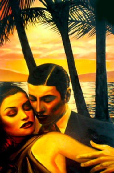 ‘Couple at Sunset’