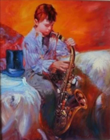 ‘Boy with Saxaphone’