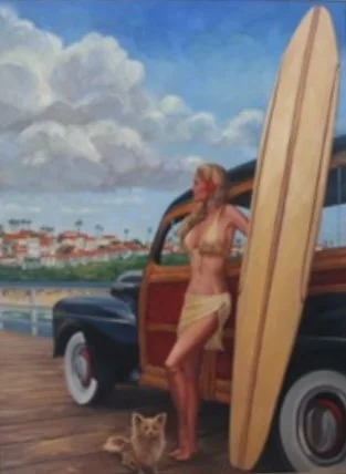 ‘Checking the Surf’