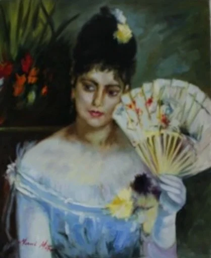 ‘Woman with Fan’