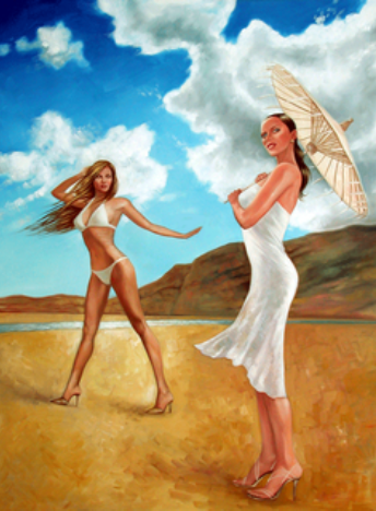 ‘Woman with Parasol’