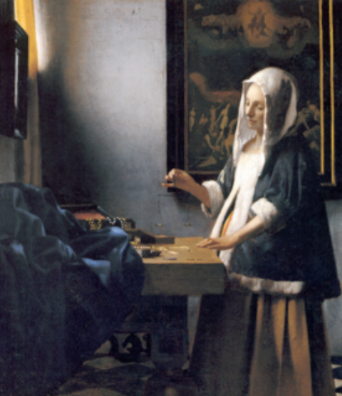 ‘Woman Holding a Balance’