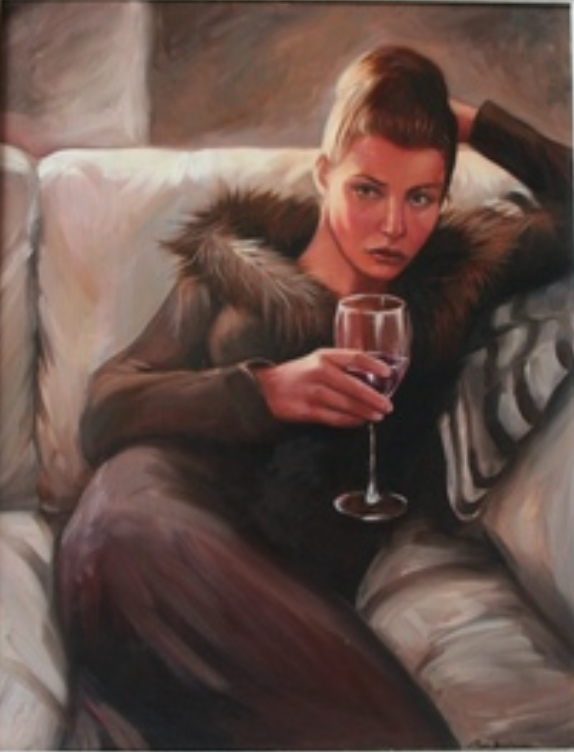 ‘Woman with Wine Glass’