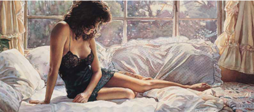 ‘Black Lace Nightgown’