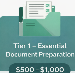 Tier 1 – Essential Document Preparation