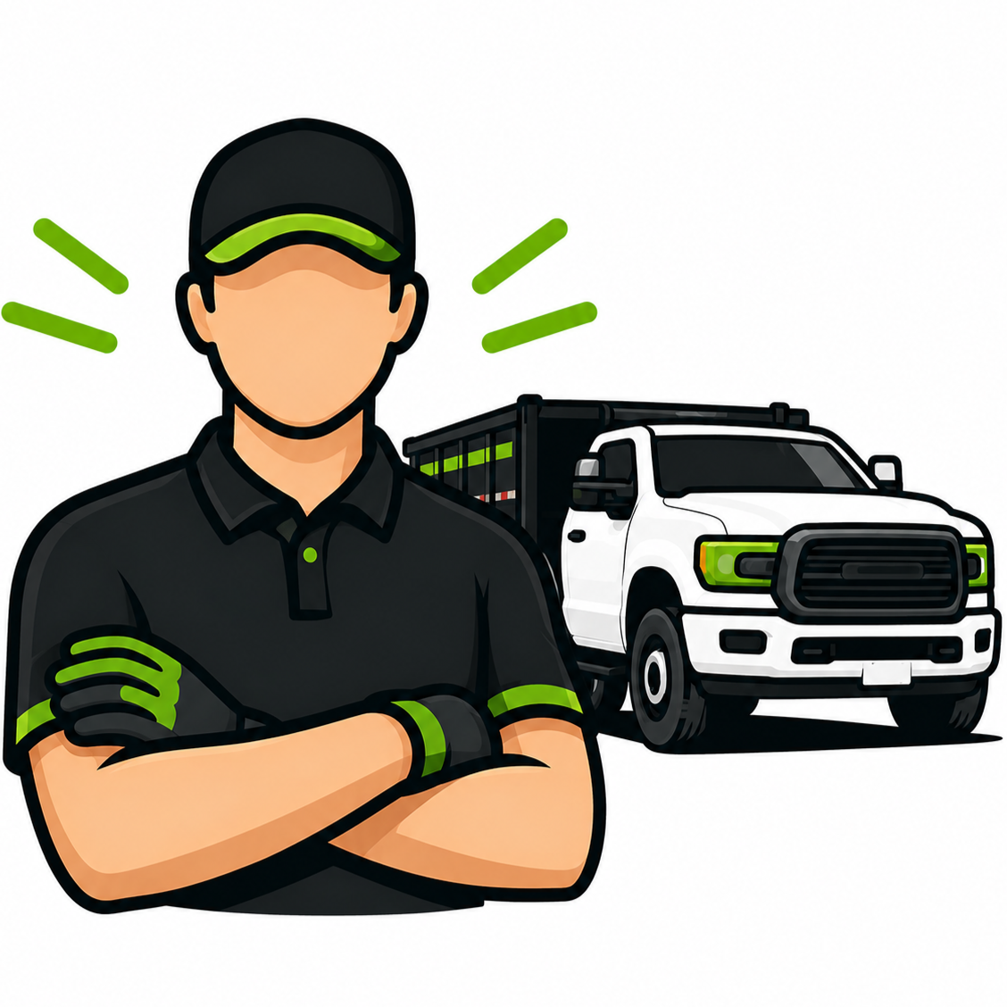 Tuck and trailer icon