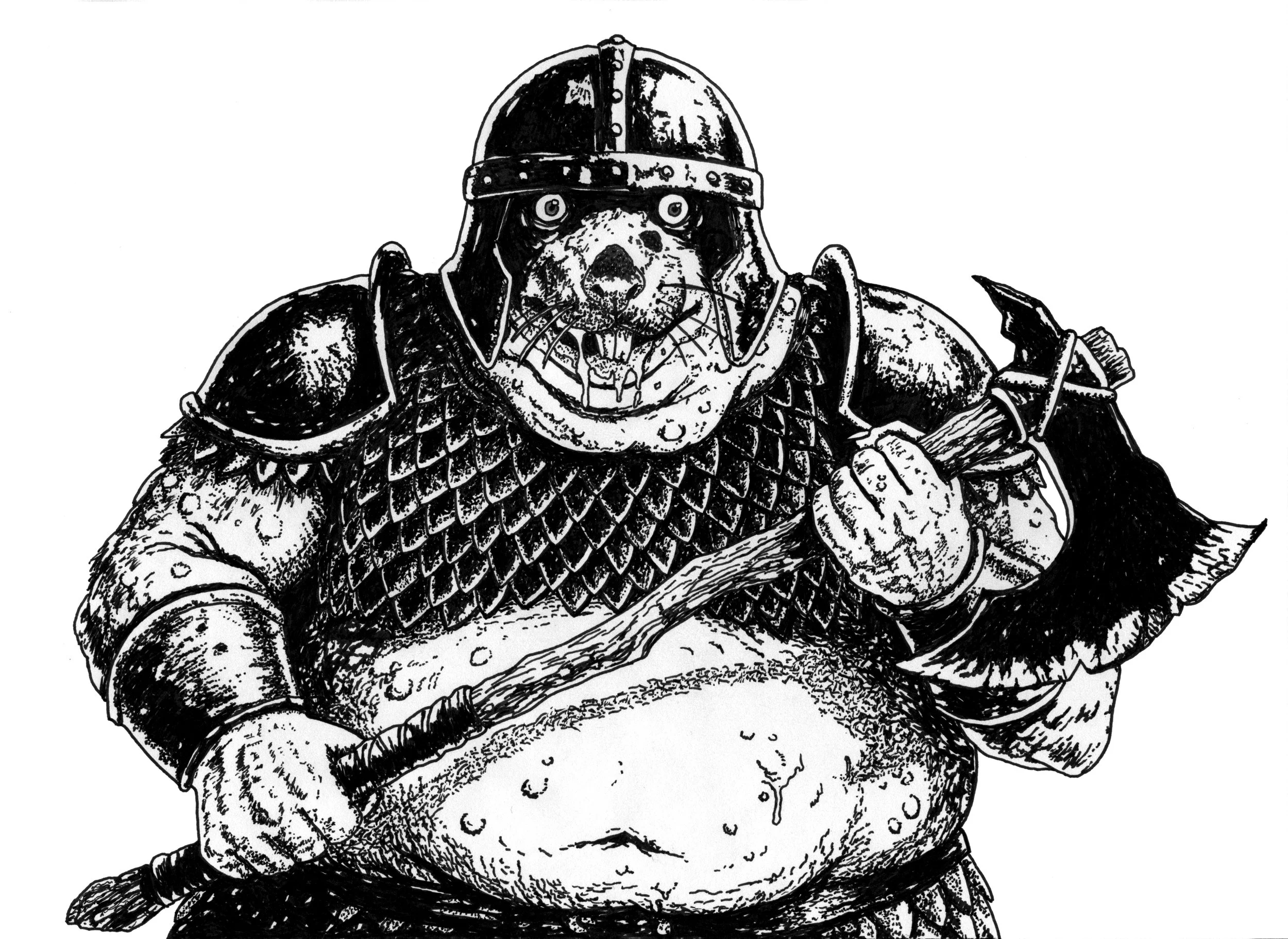Calahan, the right hand ratfolk man in the deep dungeons beneath Galgenbeck.