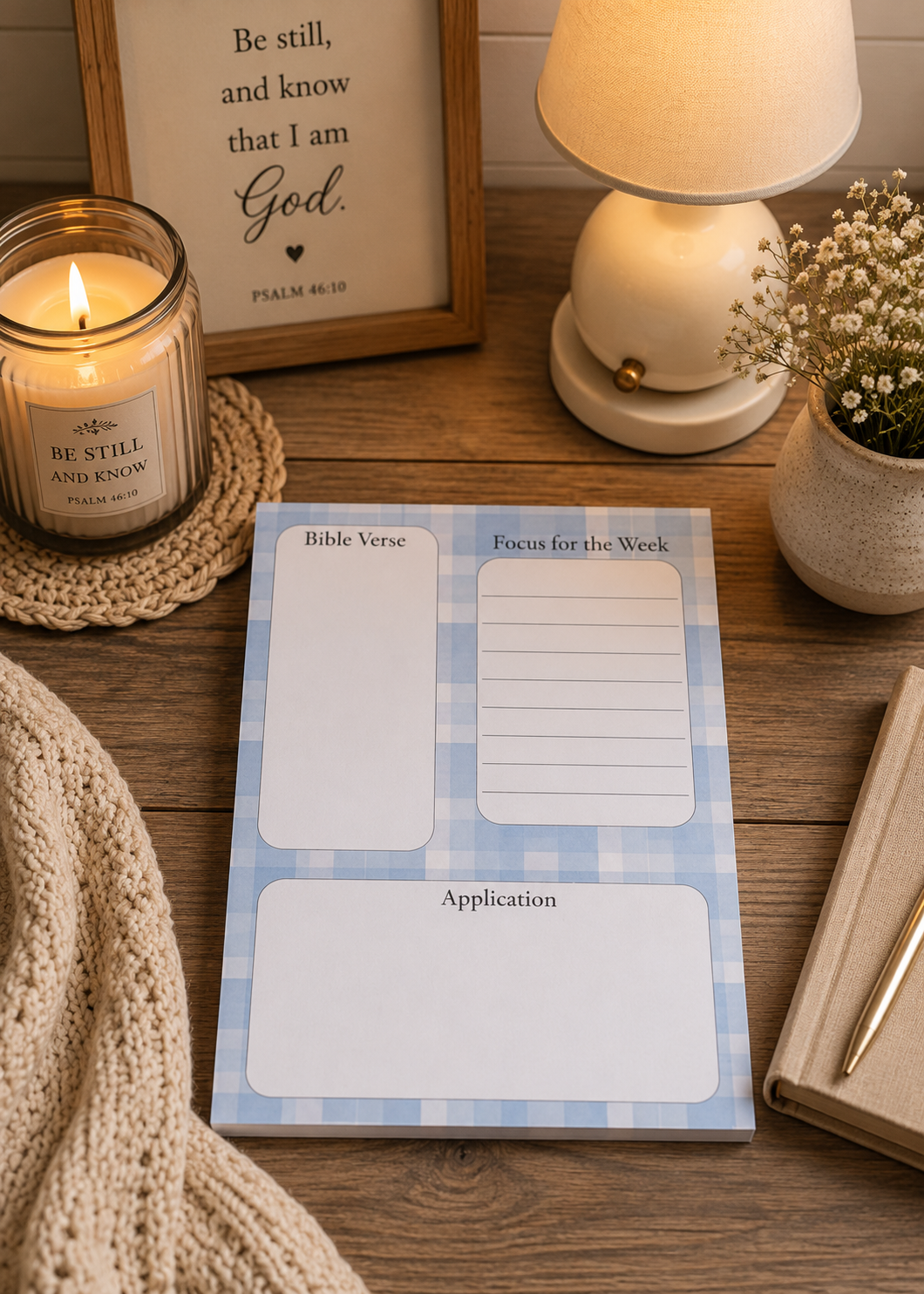 Weekly Devotional Focus Notepad