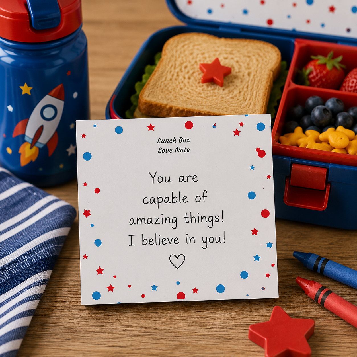 Red, White & Bright Notes