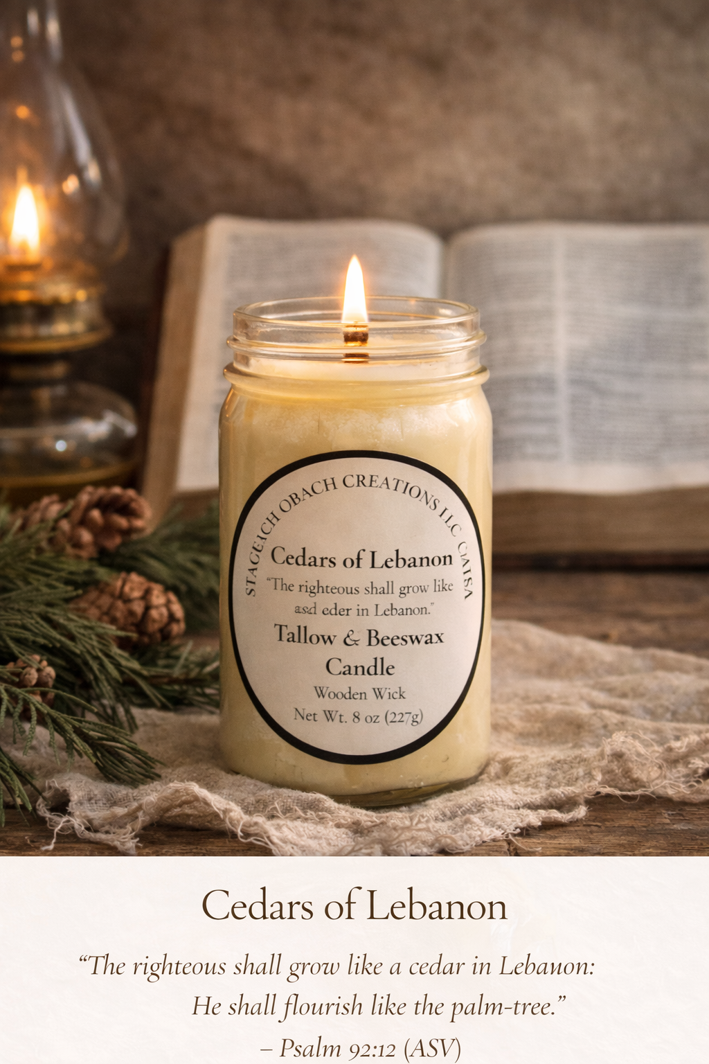 Cedars of Lebanon Candle 12 oz