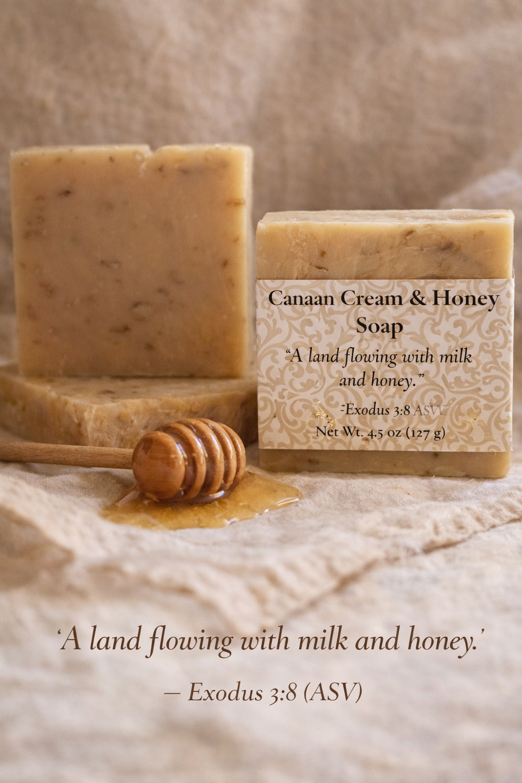 Canaan Cream & Honey Soap