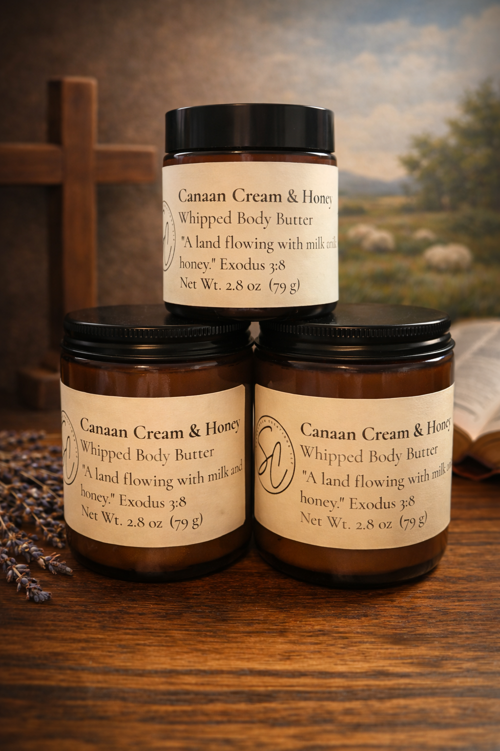 Canaan Cream & Honey Body Whipped Balm