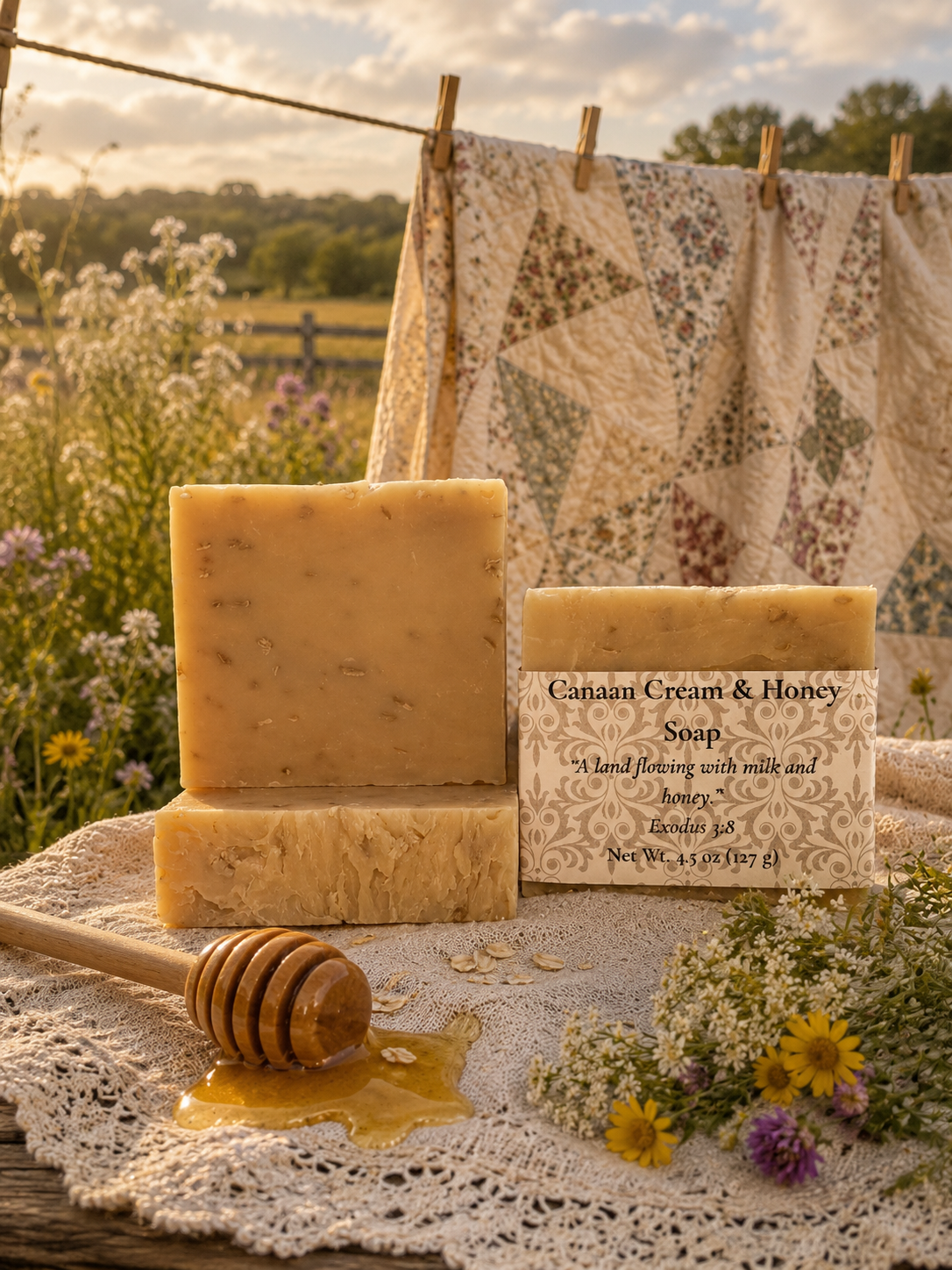 Canaan Cream & Honey Soap