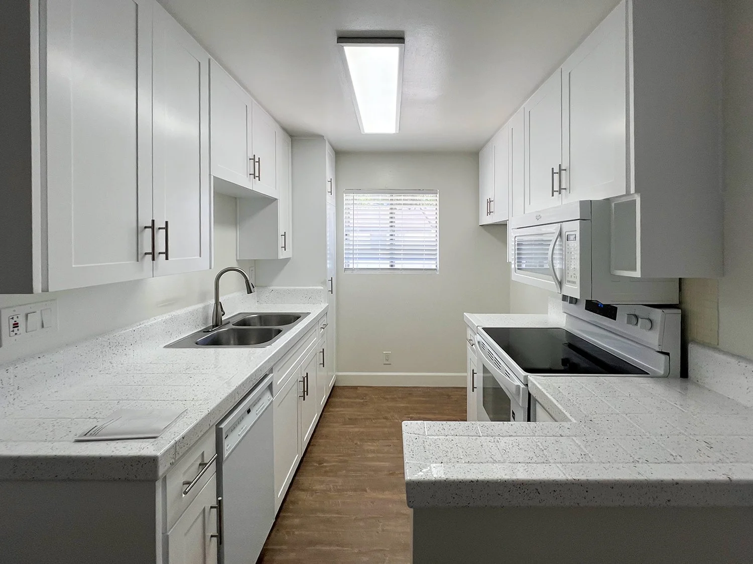 Renovated Kitchen in Palm Vista 1 Bedroom Unit
