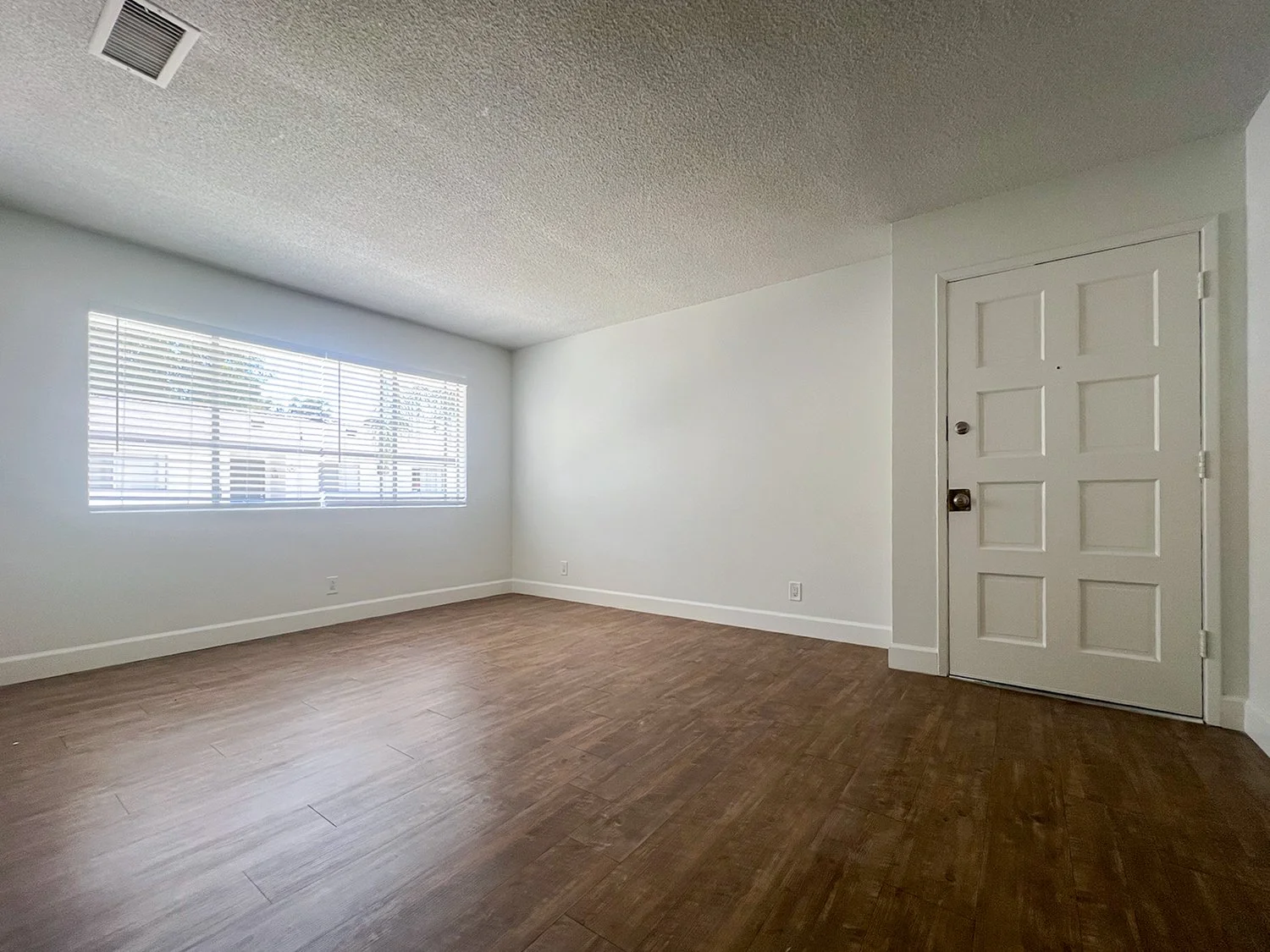 Living Area in 1-Bedroom Unit at Palm Vista