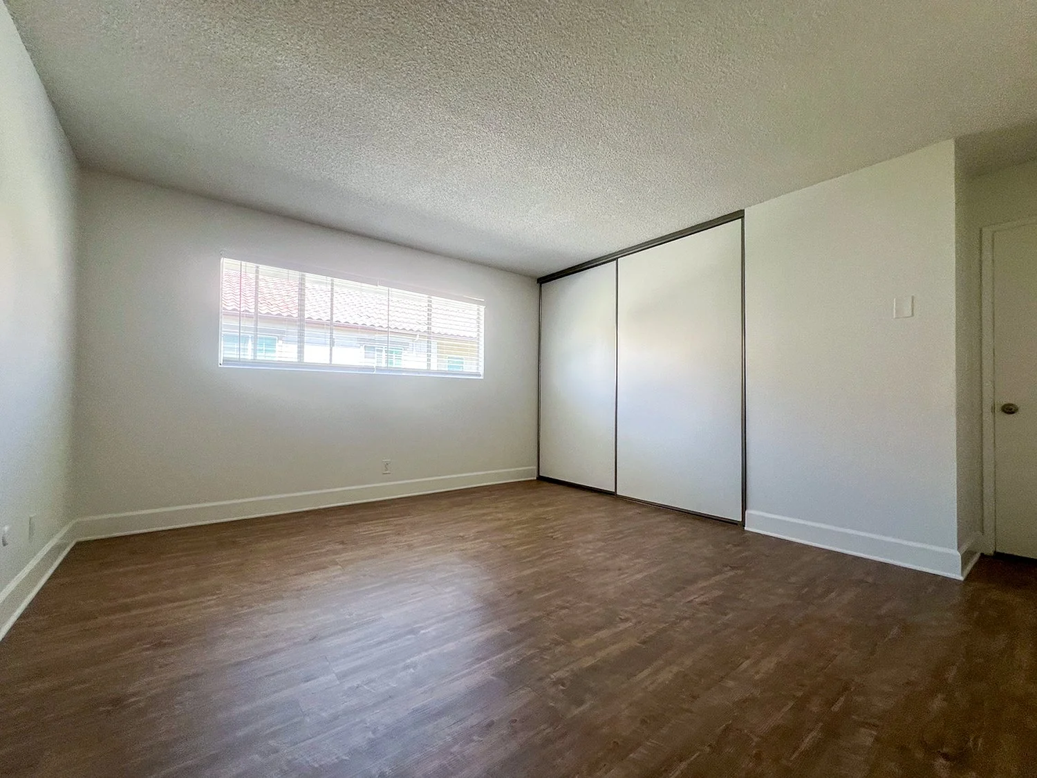 Bedroom in 1-Bedroom Palm Vista Apartment