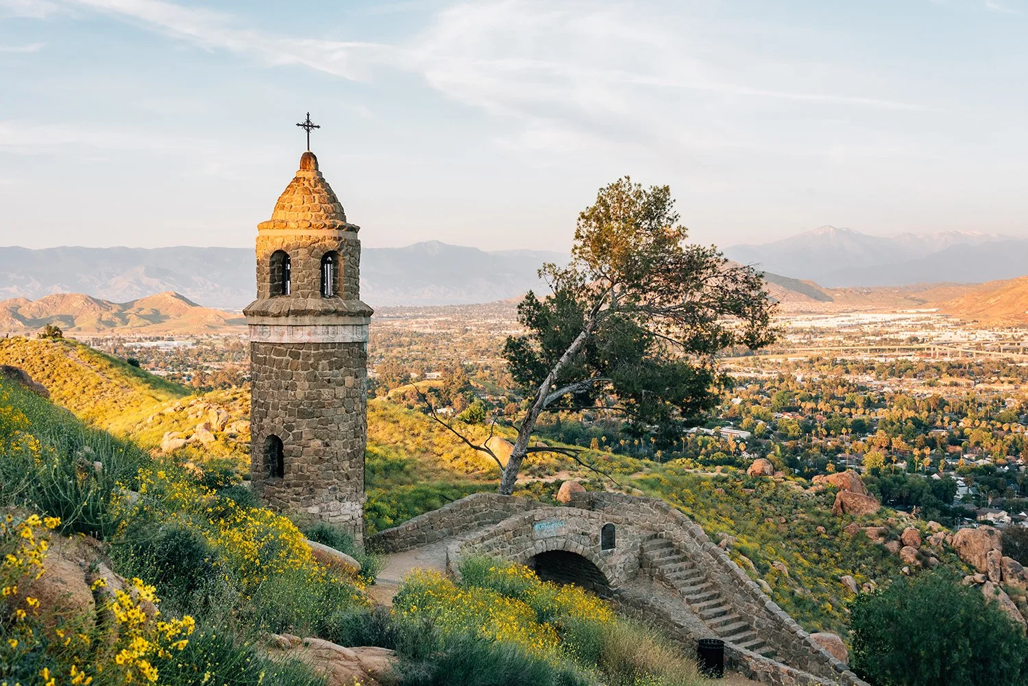Beautiful Mt Rubidoux overlooking Riverside 