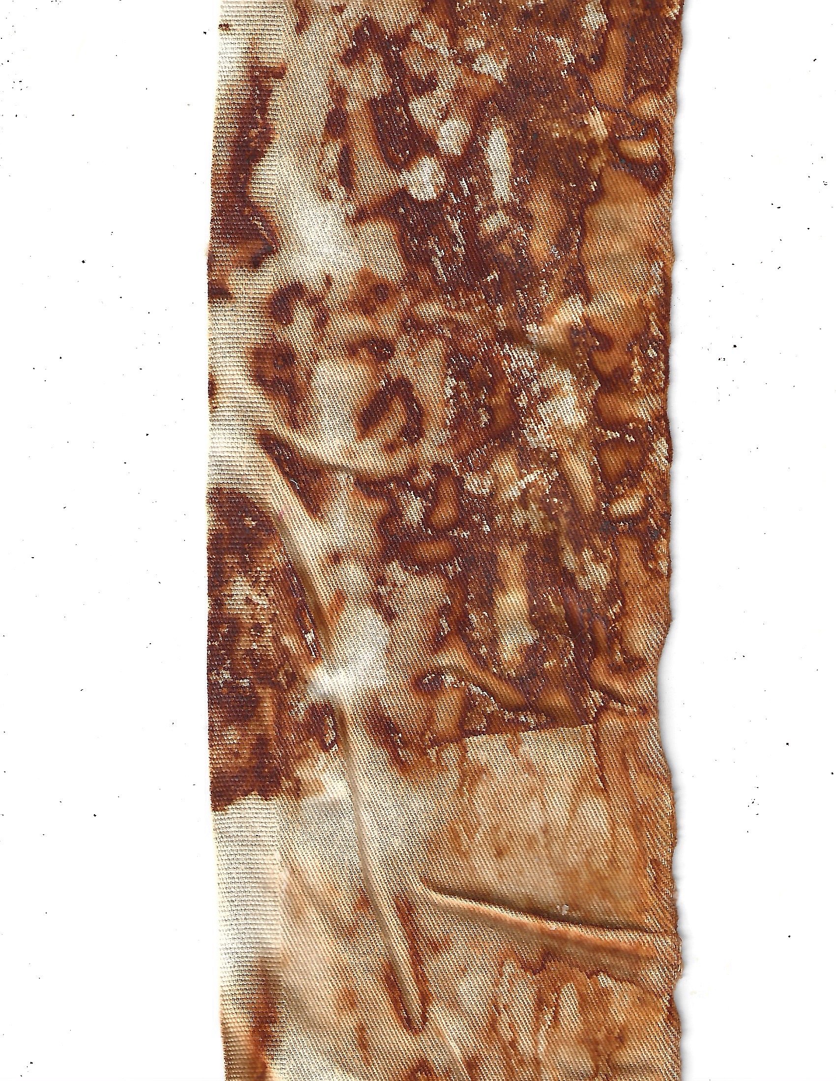 wrapped muffler on canvas (back) - 9.2026
