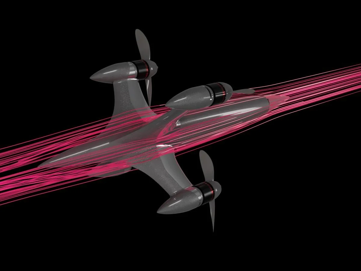 Transient transonic CFD meets real-world design. Chasing 700+km/h one iteration at a time #drone #highspeed