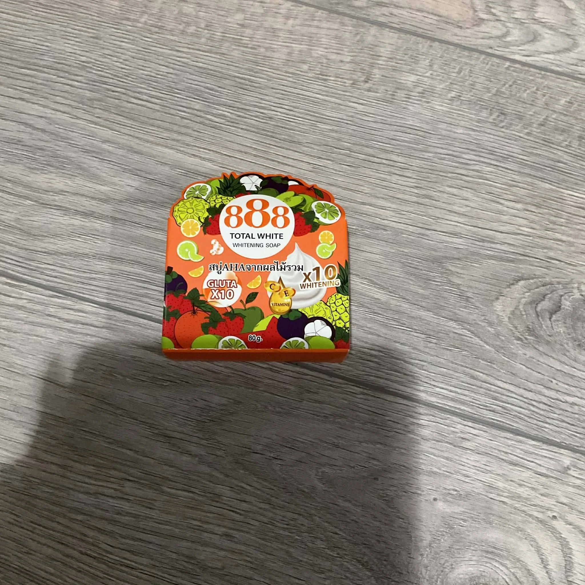 888 Total white soap