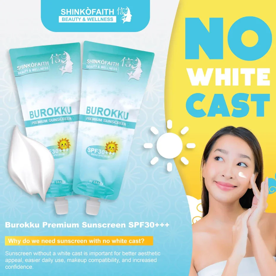 ShinkoFaith Burokku Premium Sunscreen SPF30+++