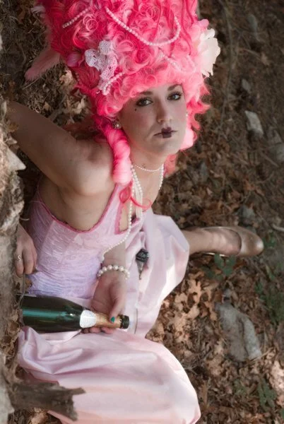 Marie Antoinette In Her Toilette Eating Cake