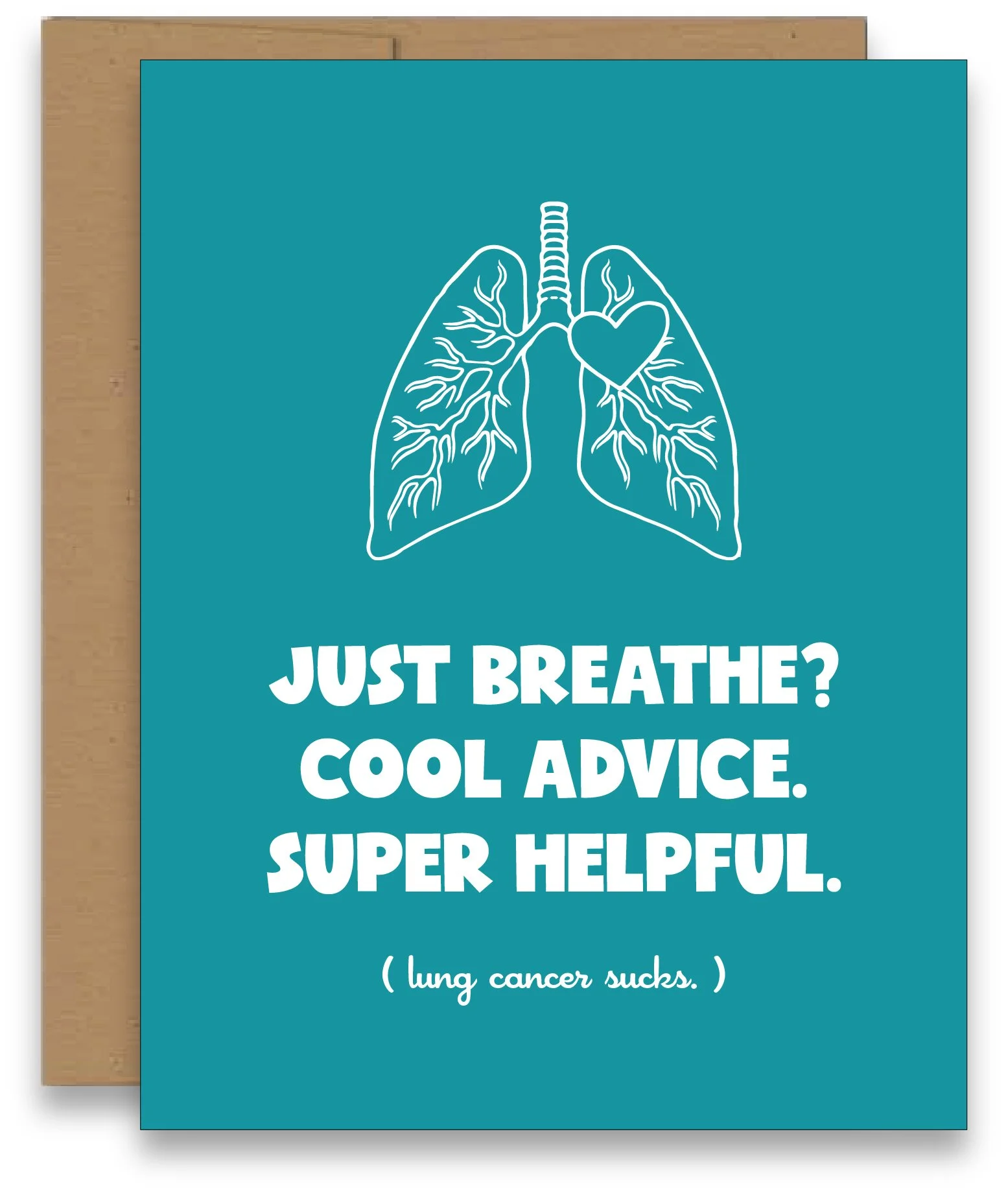Just Breathe Lung Cancer Support Card