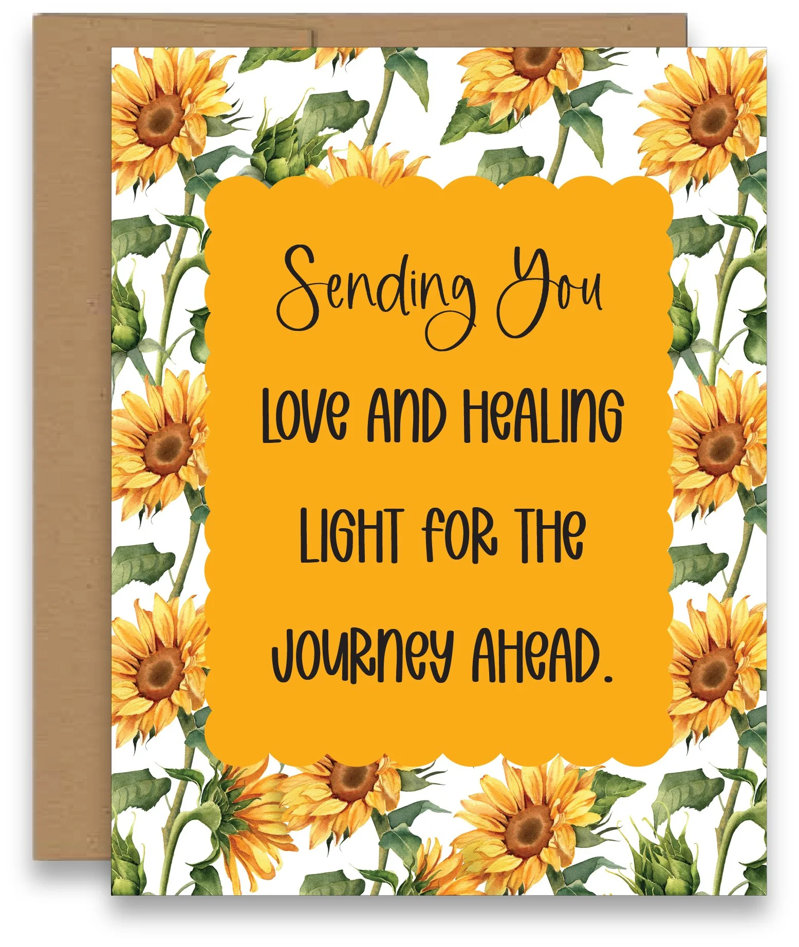 Sunflowers Support Card