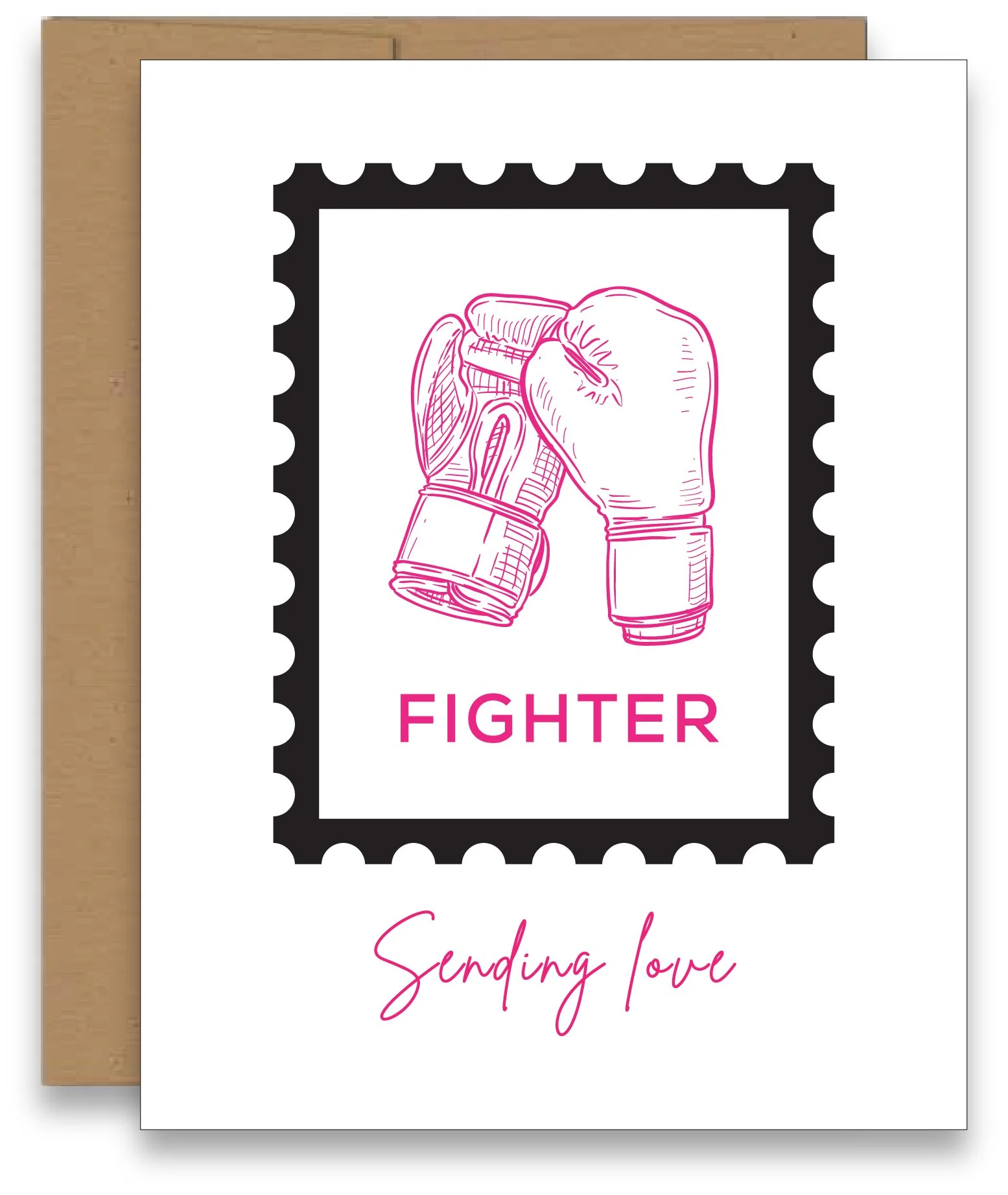 Breast Cancer Fighter Card