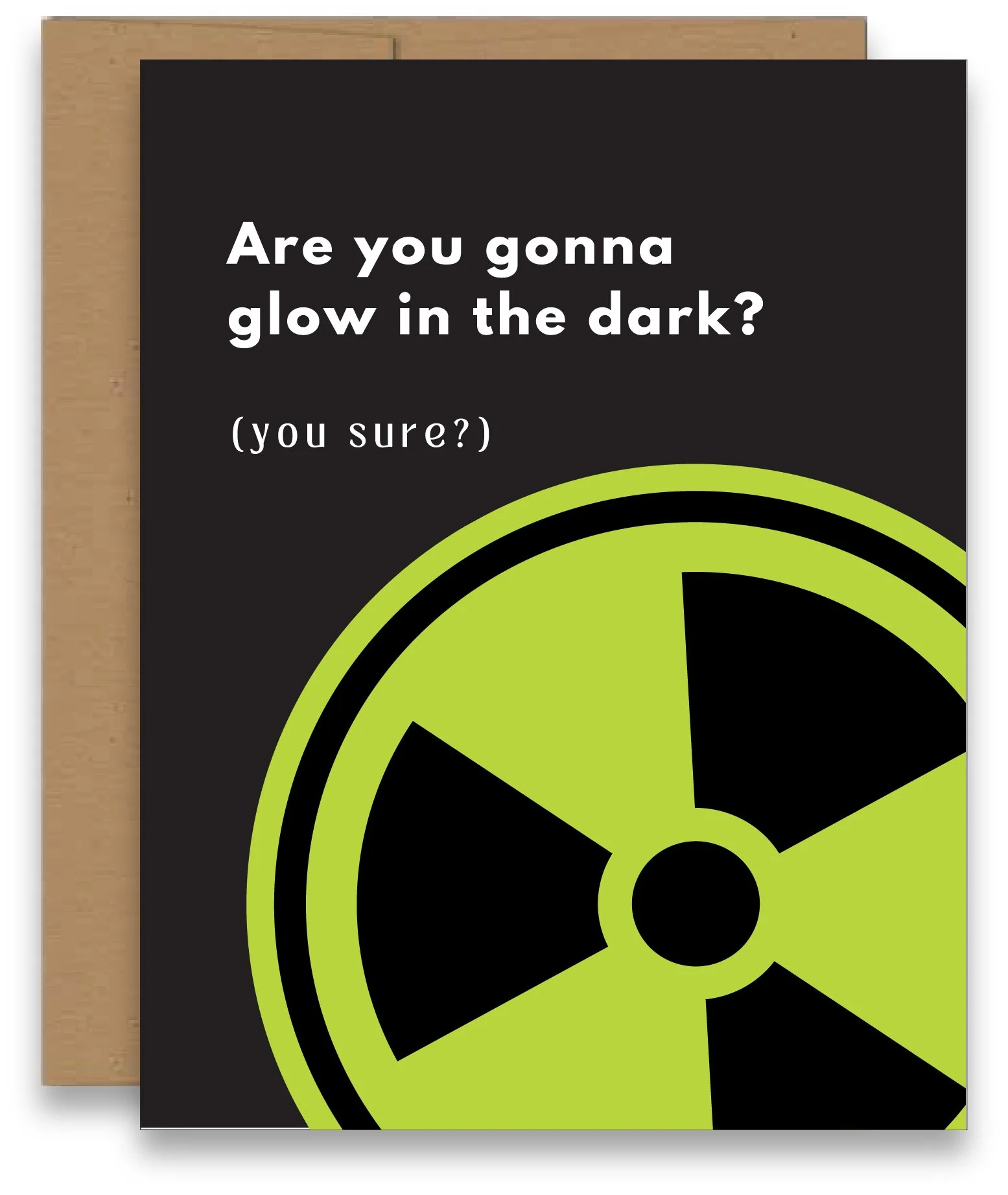 Glow In The Dark Radiation Card