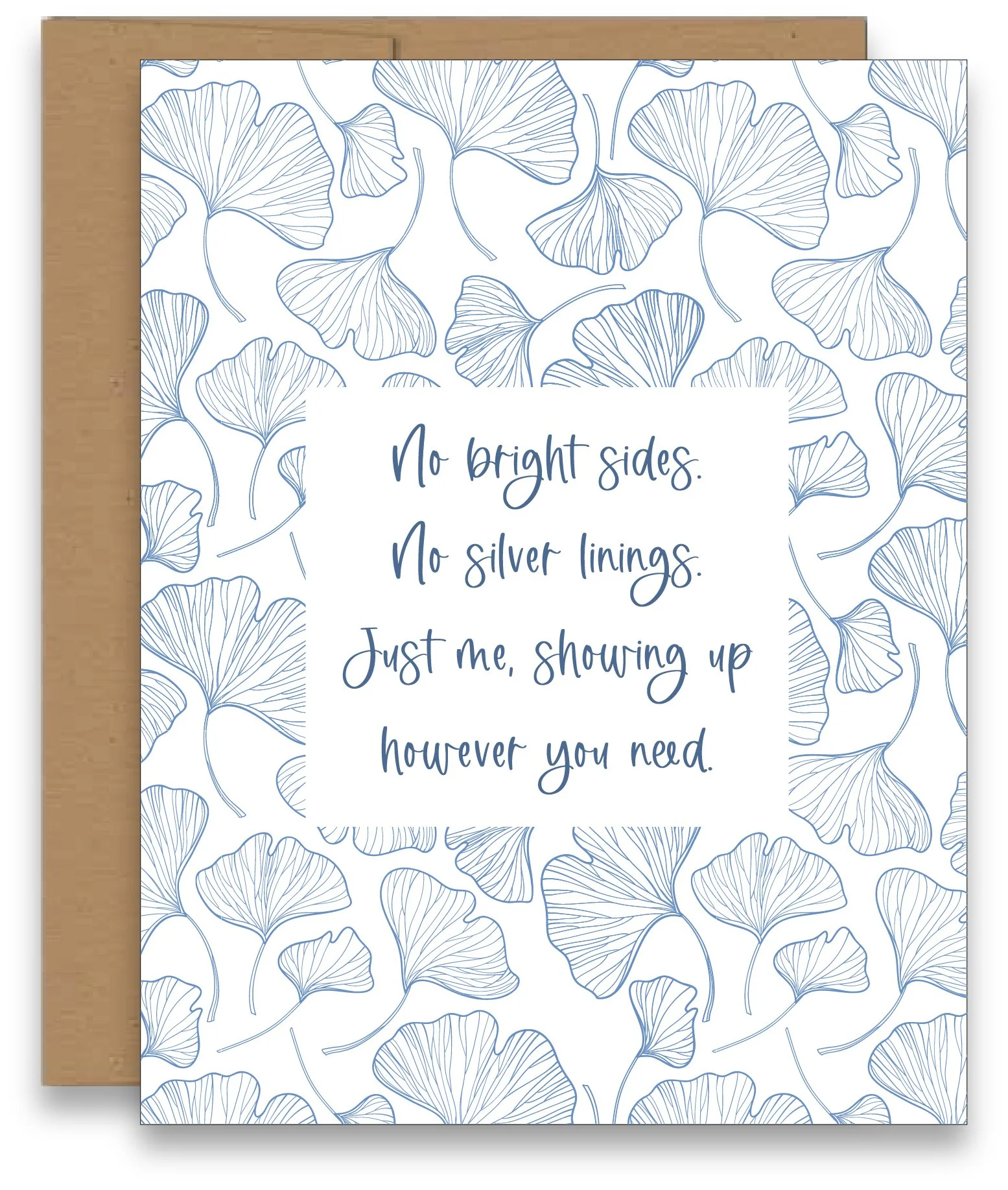 Showing Up For You Card