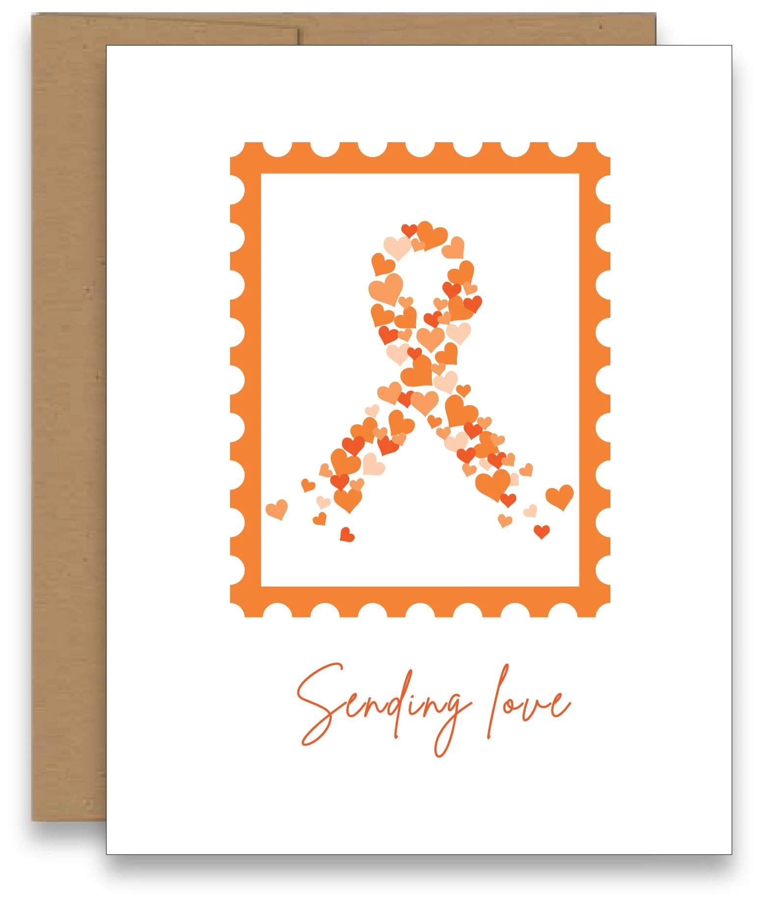 Leukemia, Kidney Cancer, & MS Ribbon Support Card