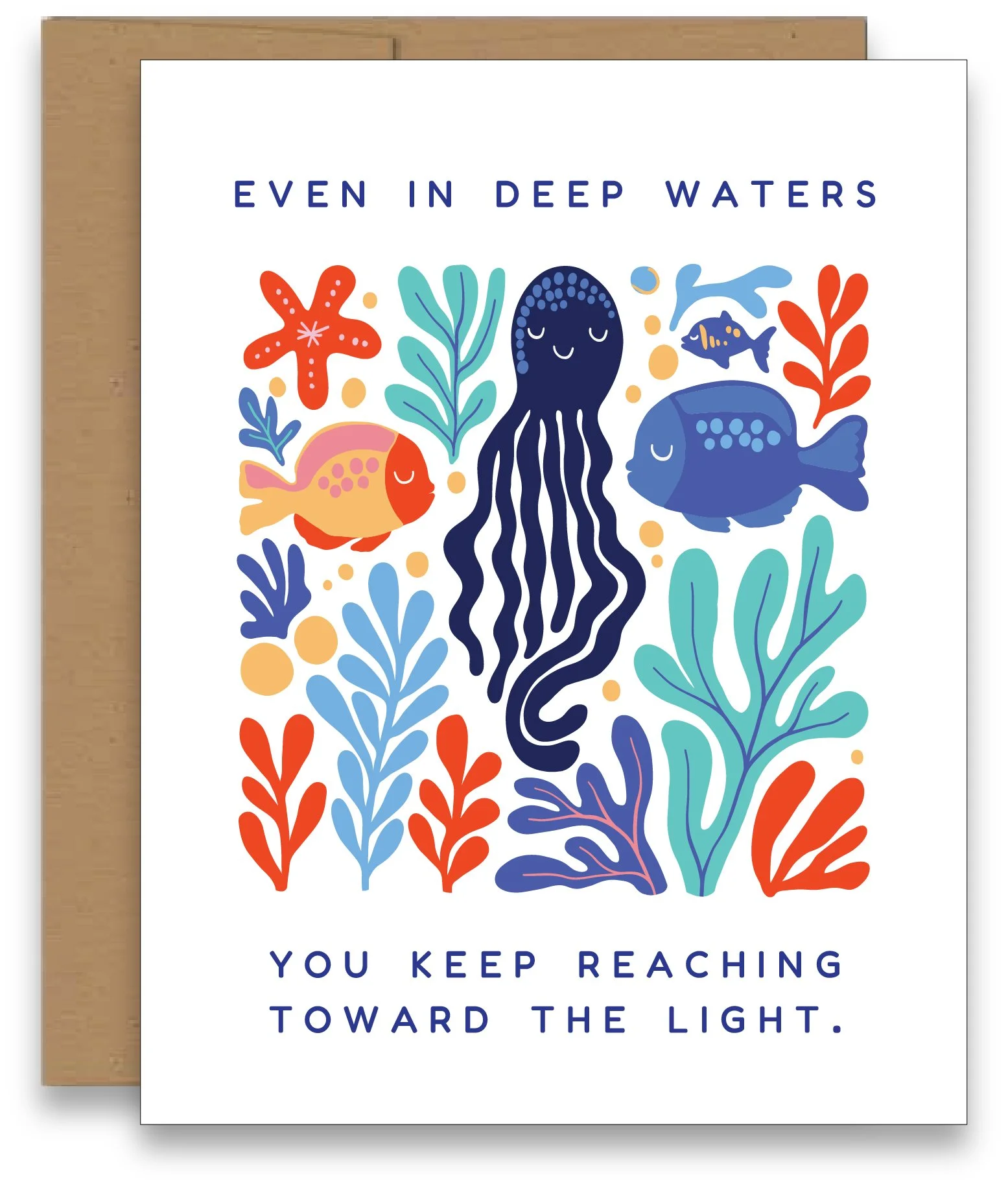 Ocean Themed Encouragement Card
