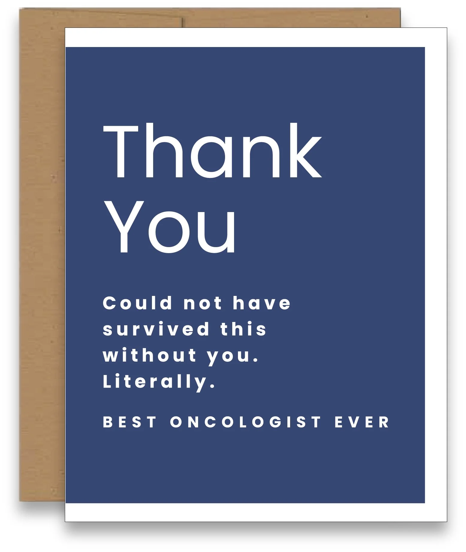 Blue Best Oncologist Card