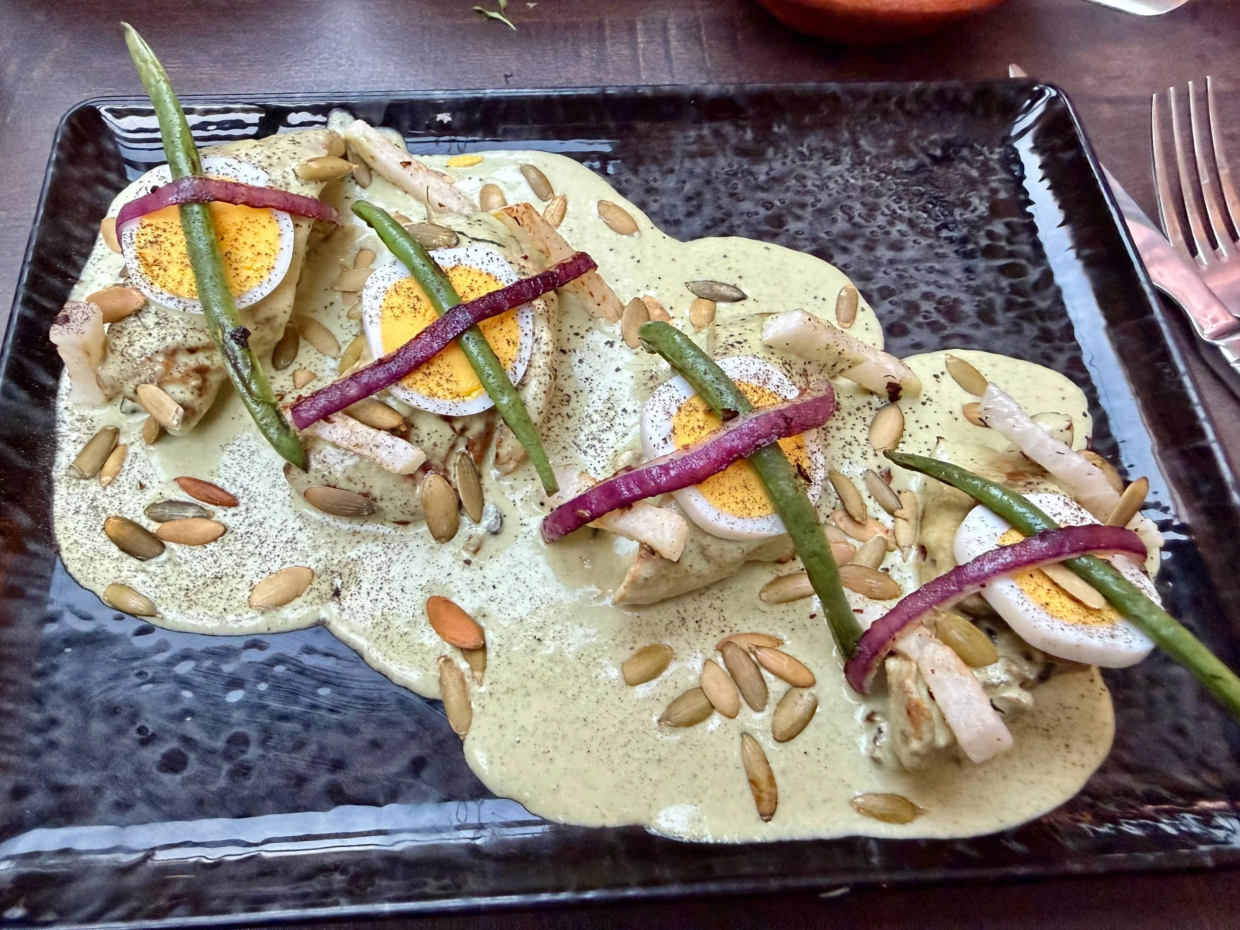 Chicken In White Mole