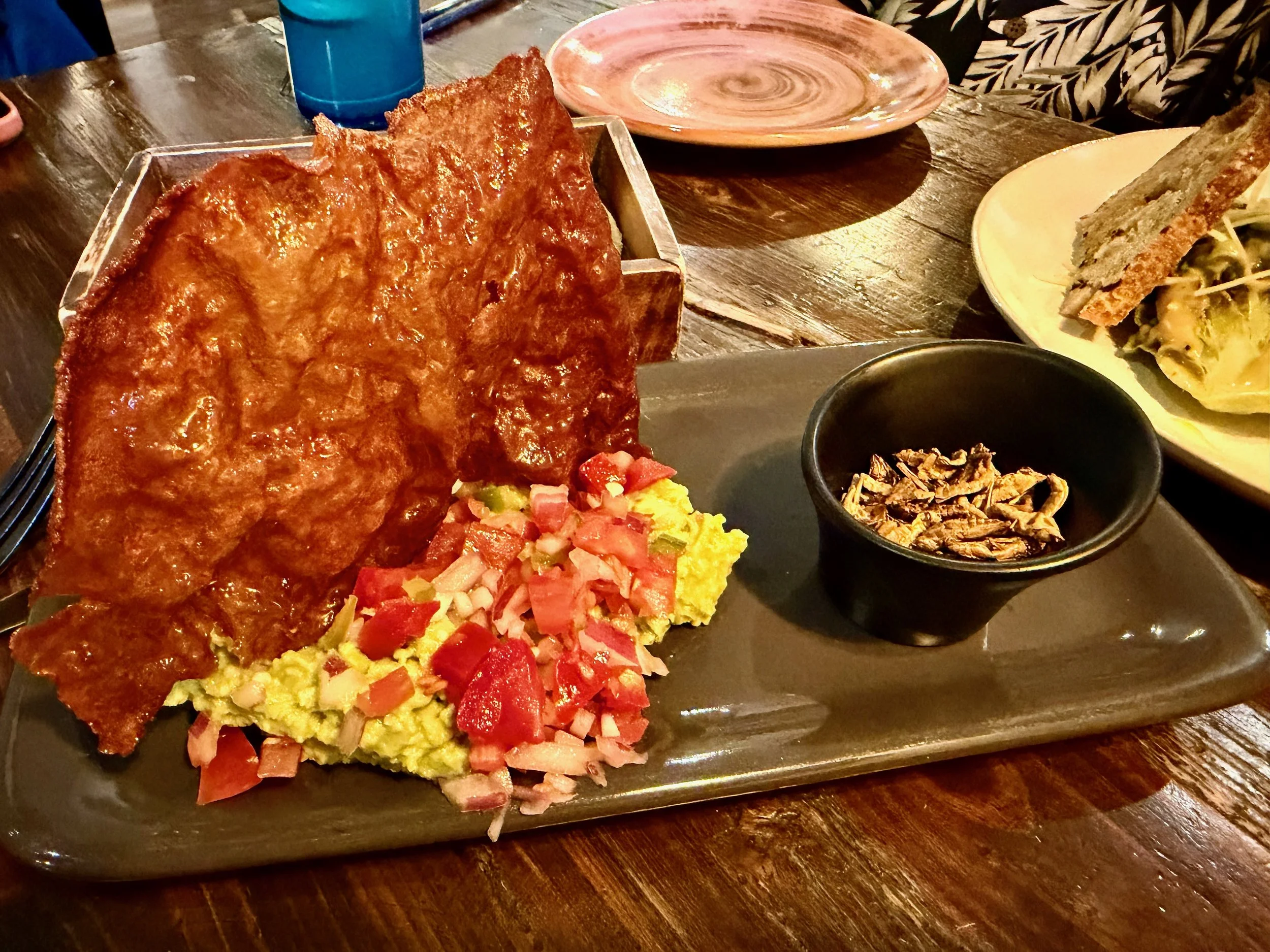 Fresh Guacamole With Mexican Beef Jerkey