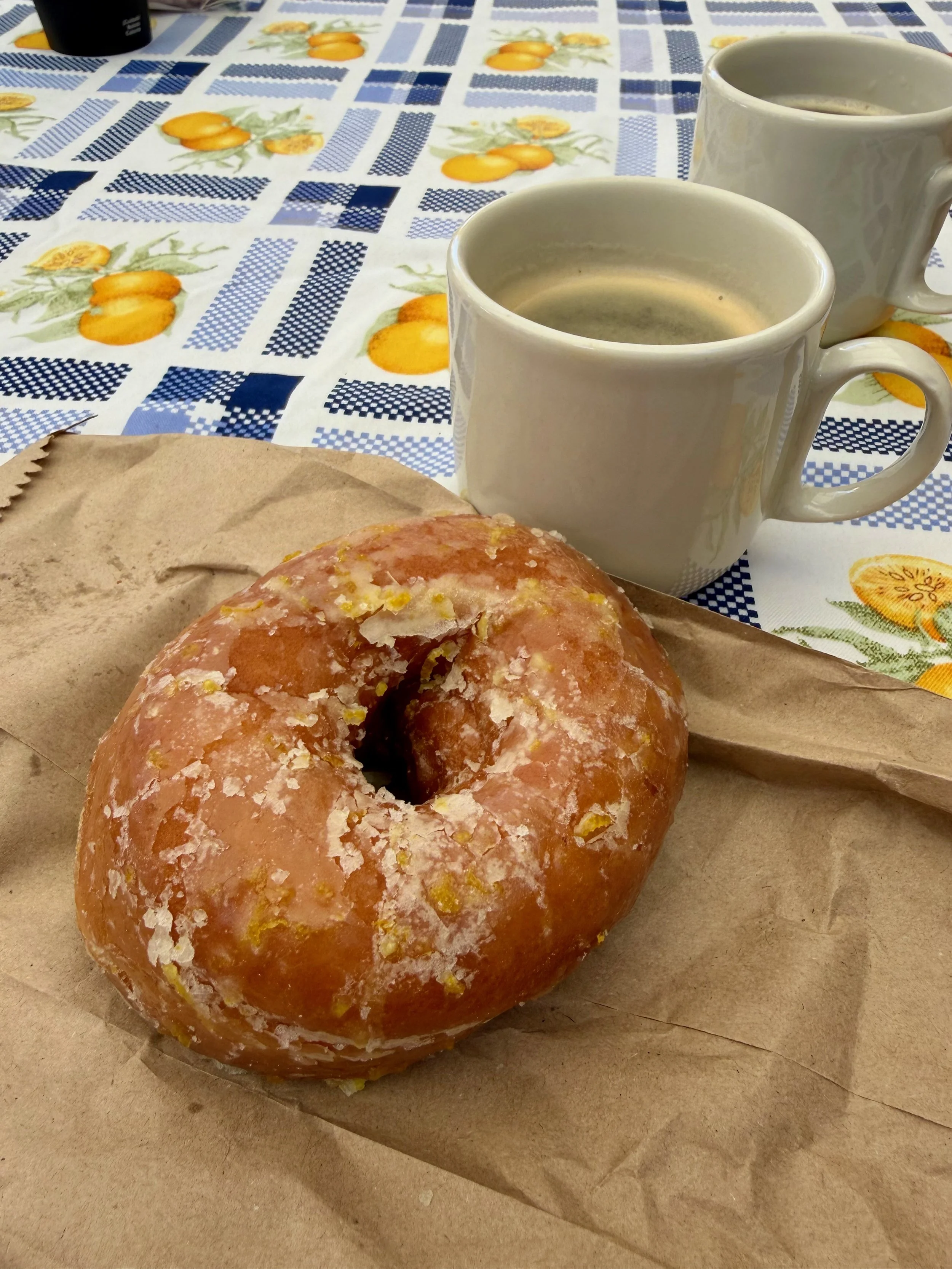 Orange Glazed Donuts, La Buena Vita Bakery