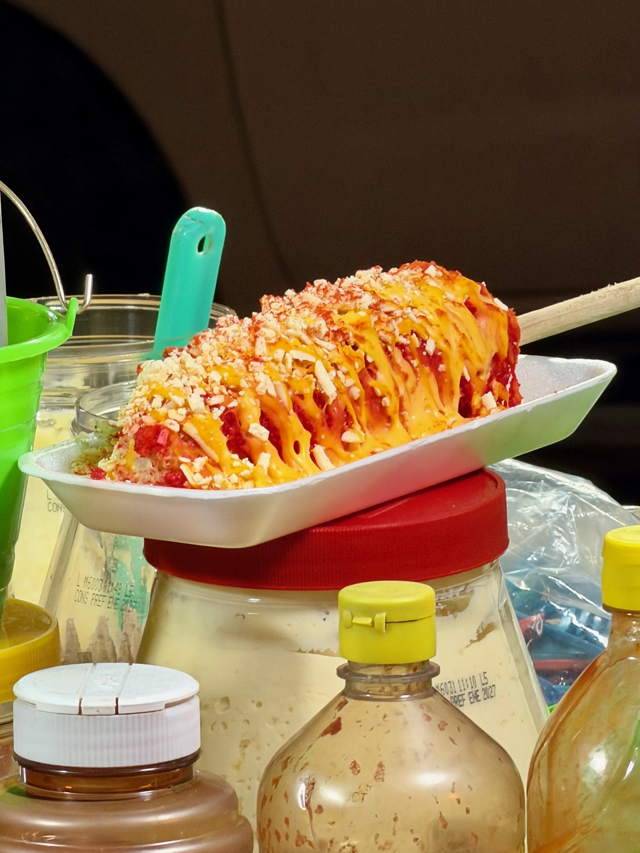 Mexican street corn (elotes)
