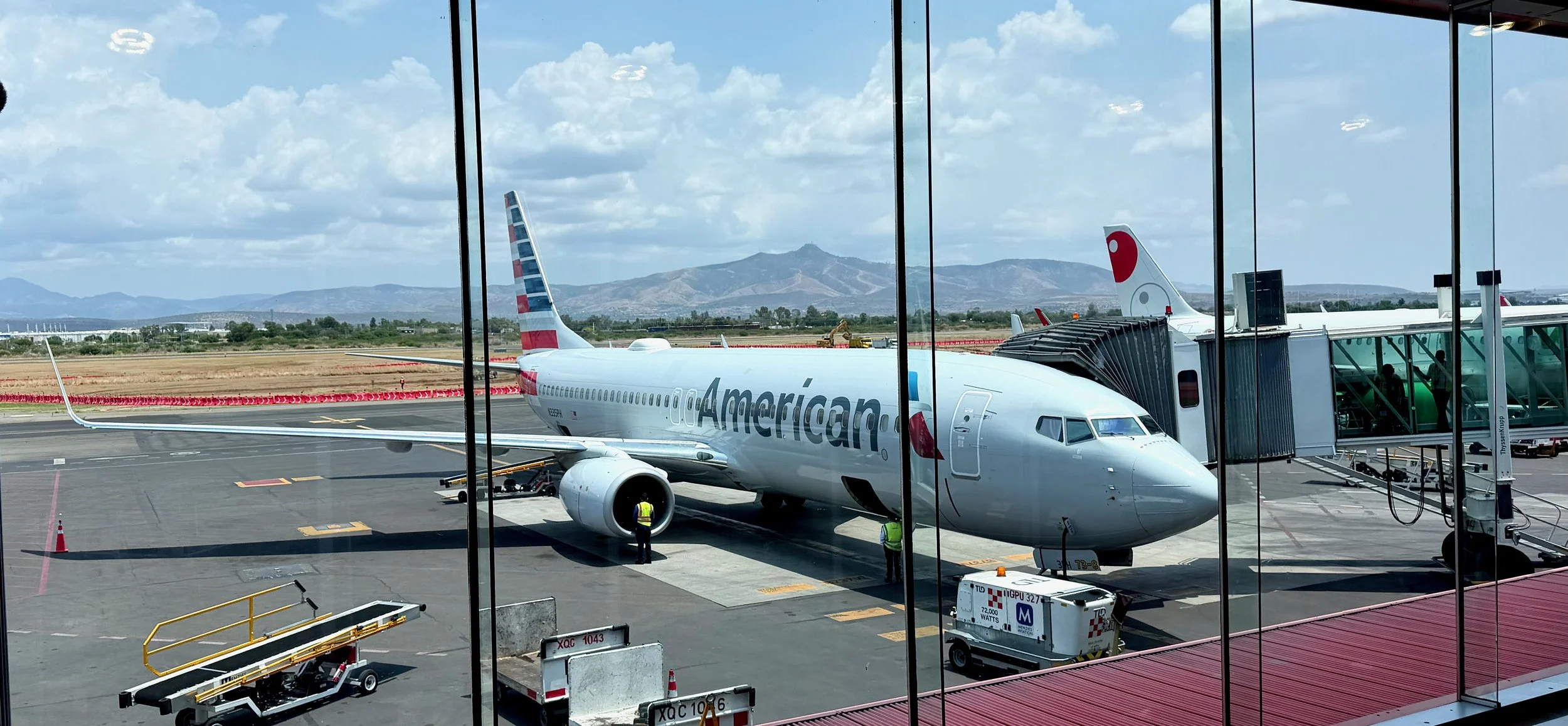 Our arriving flight on American Airlines