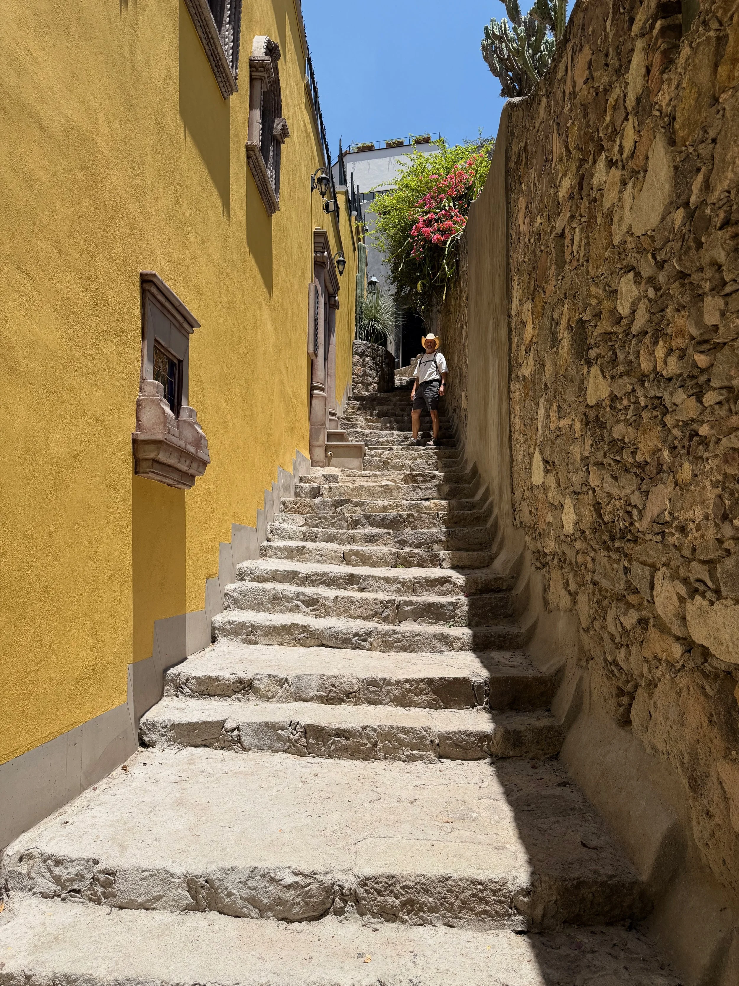 Steep Narrow Walkway