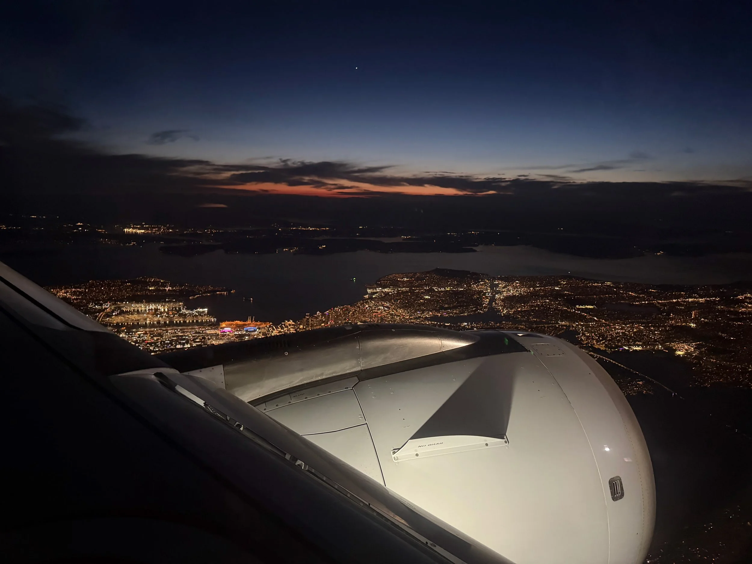 Arriving in Seattle 