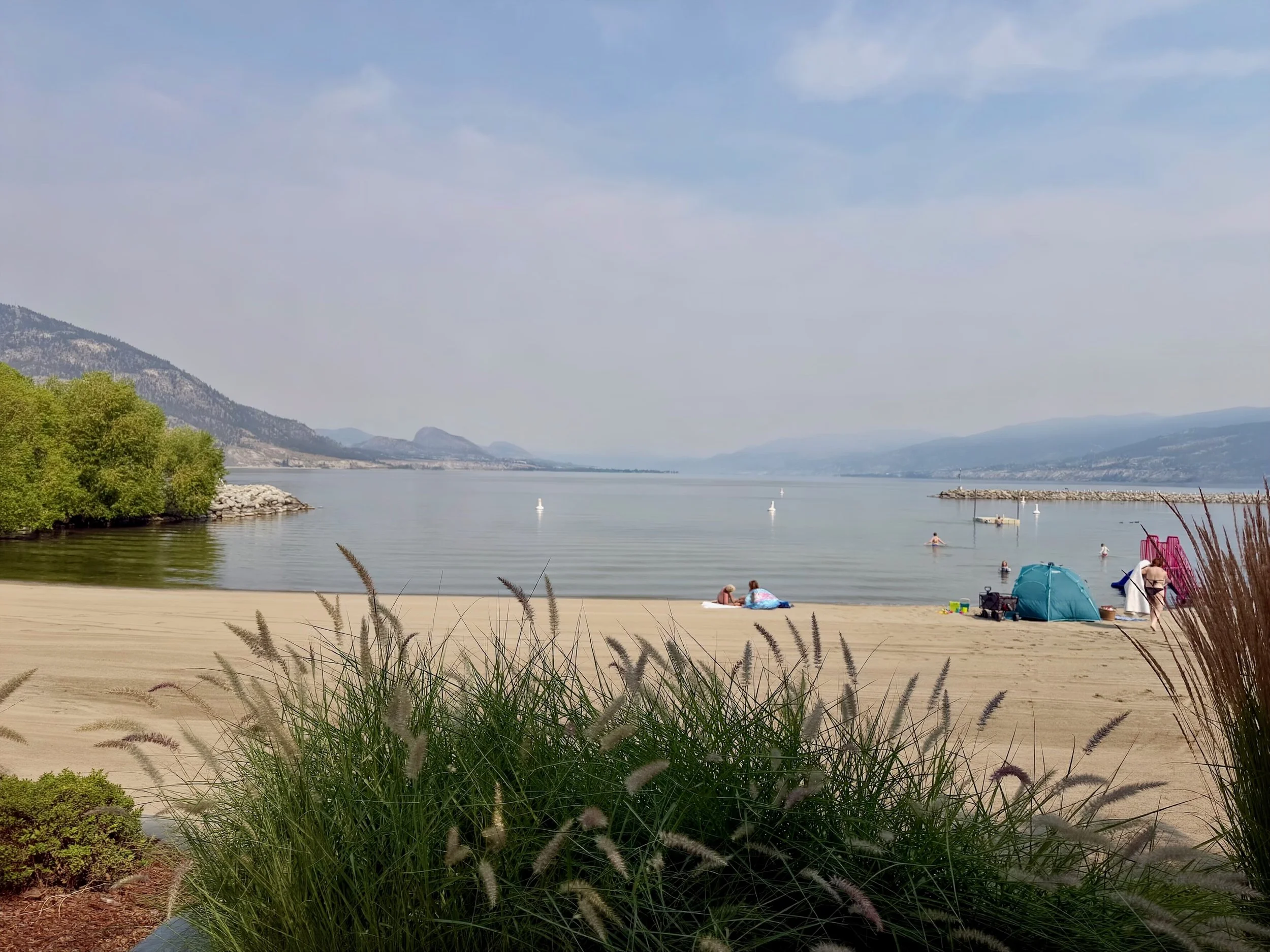 A Smoky Summer Day in Penticton