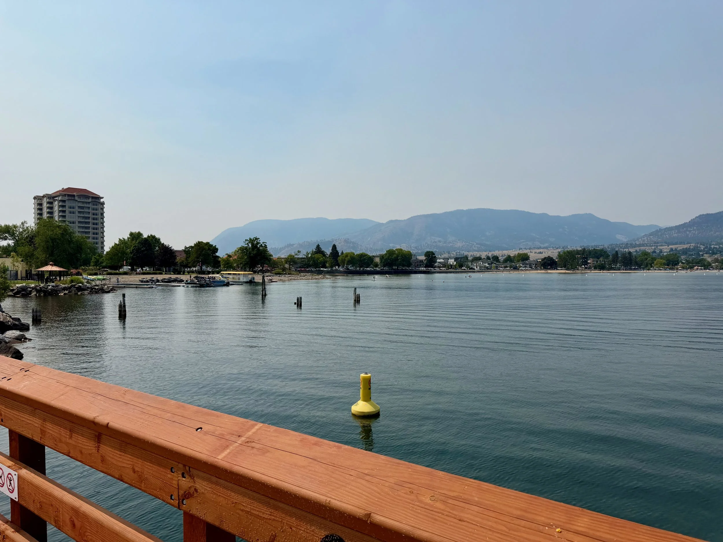 Okanagan Lake From the Penticton Waterfront