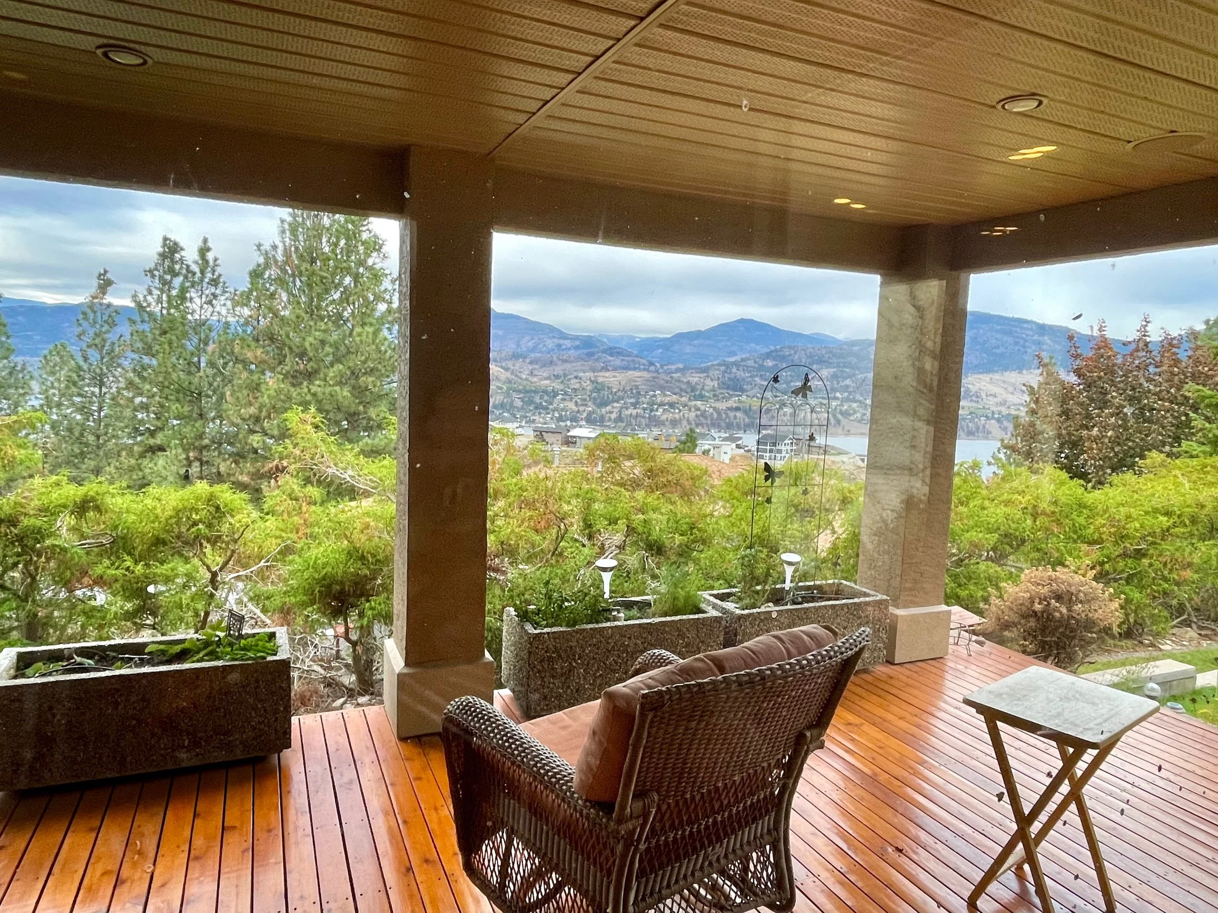 Patio View Over Skaha Lake