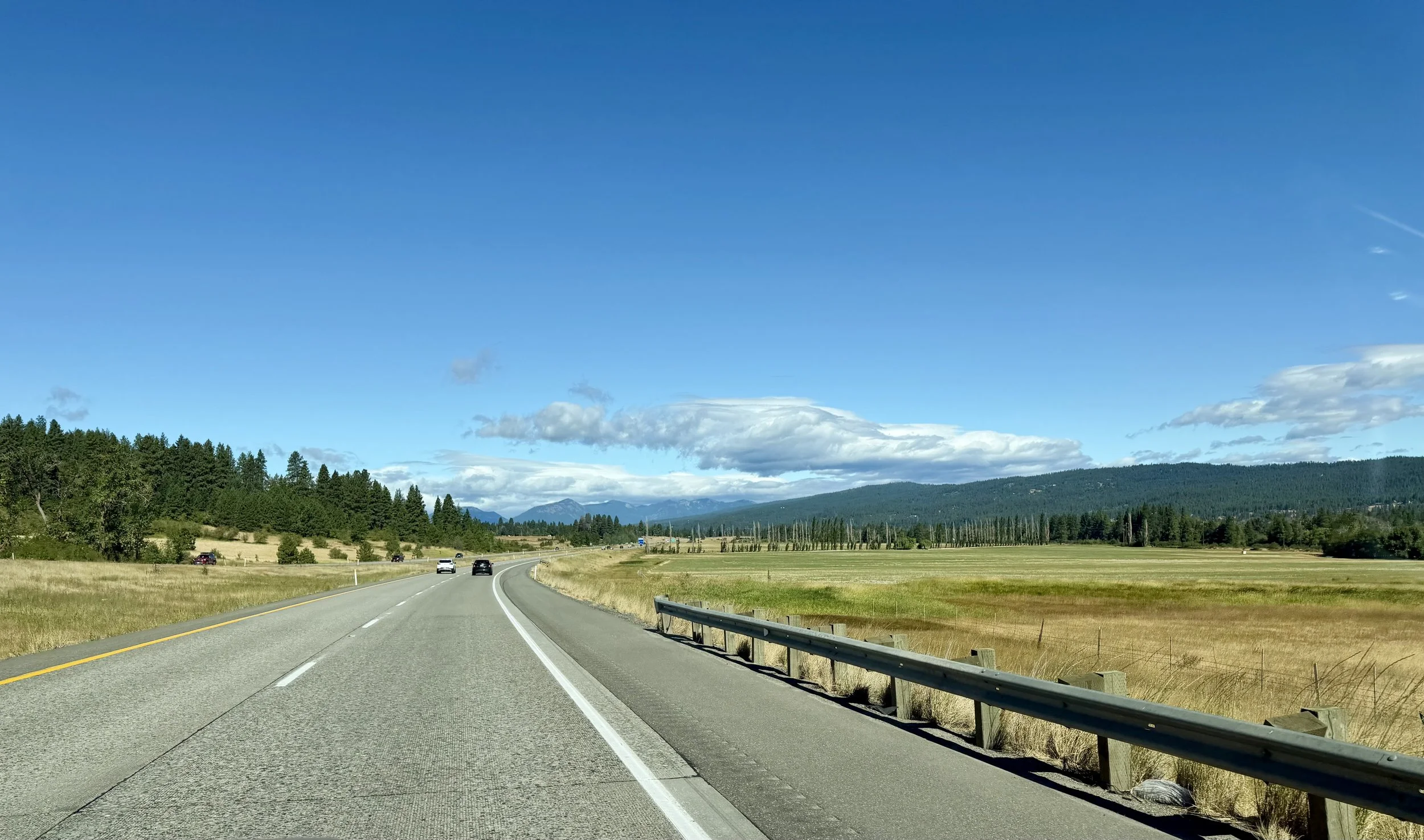 I 90 heading west of Ellensburg