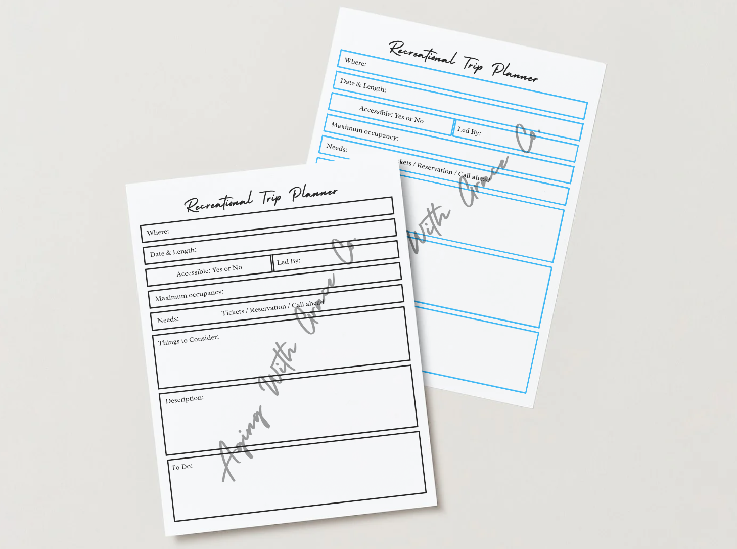 Recreation Trip Planner