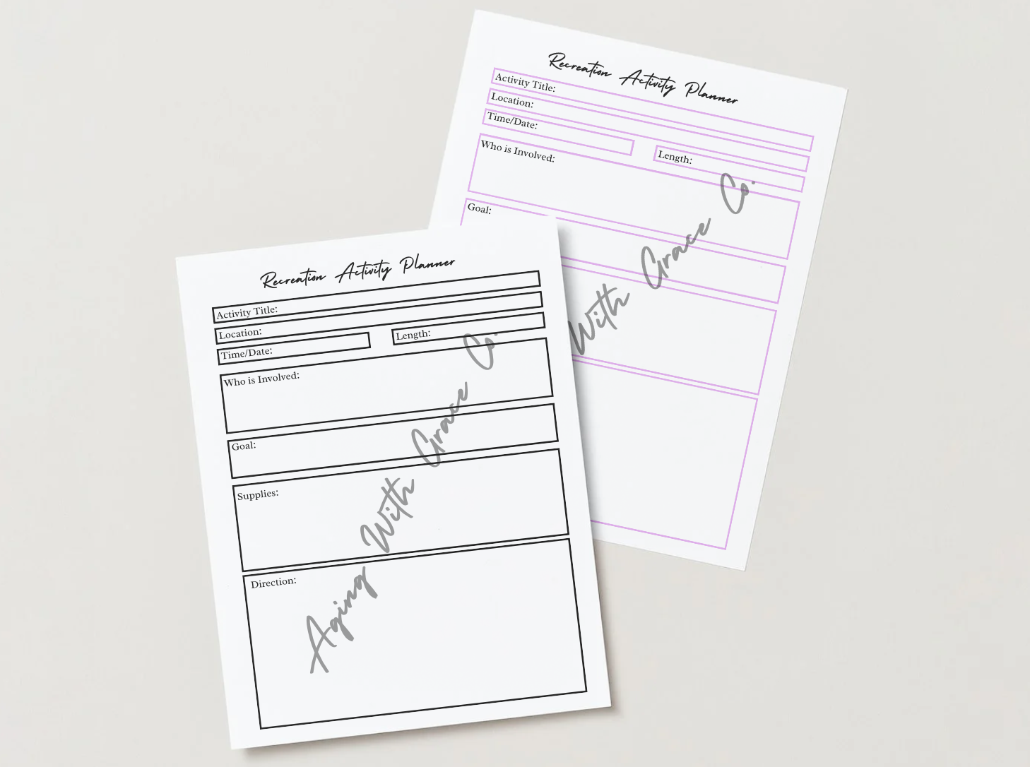 Recreation Activity Planner