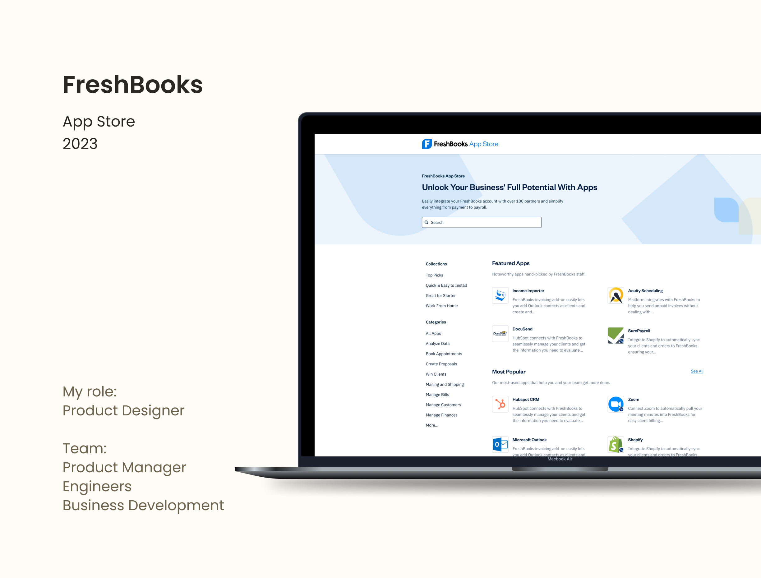 FreshBooks App Store