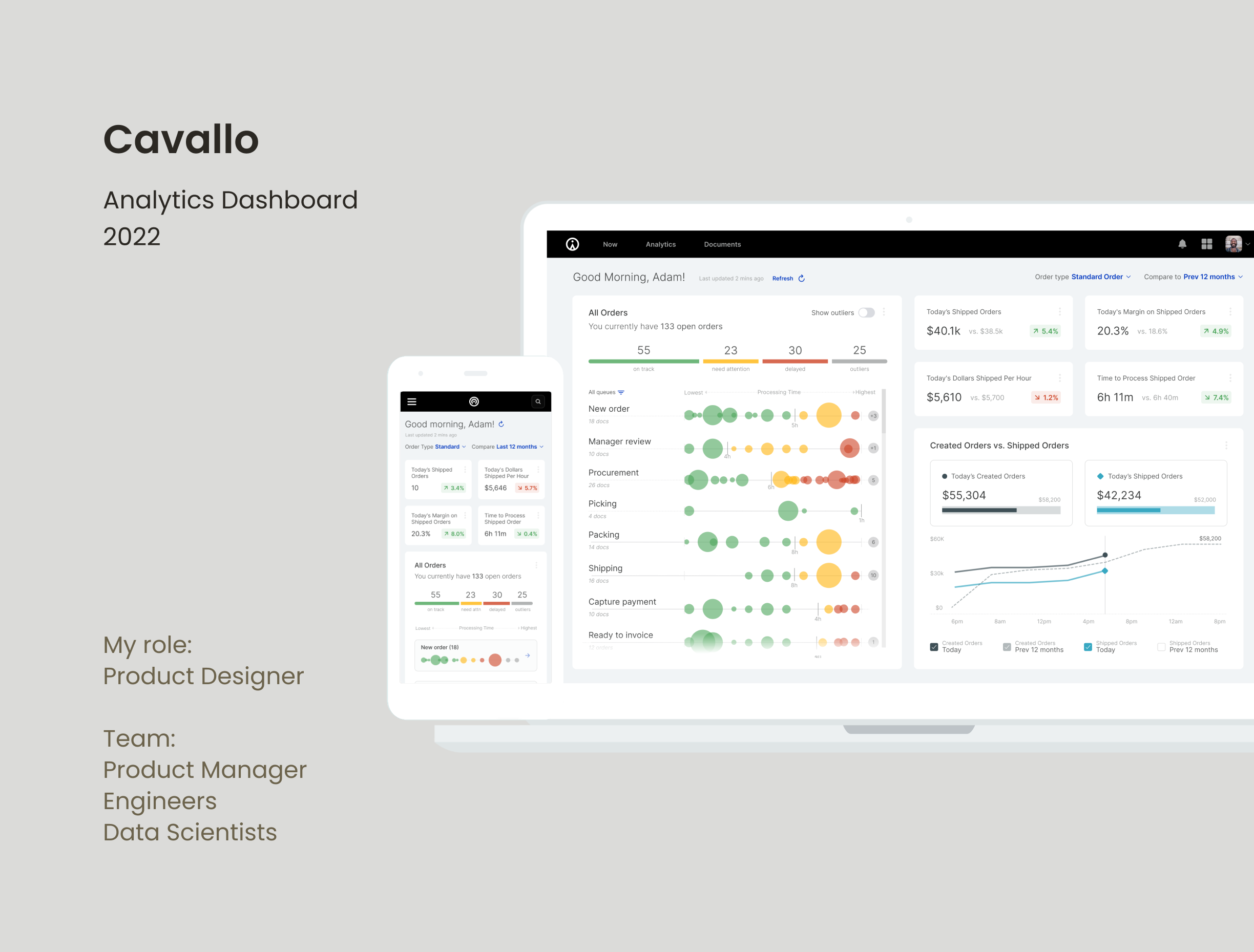 Cavallo Analytics Dashboard