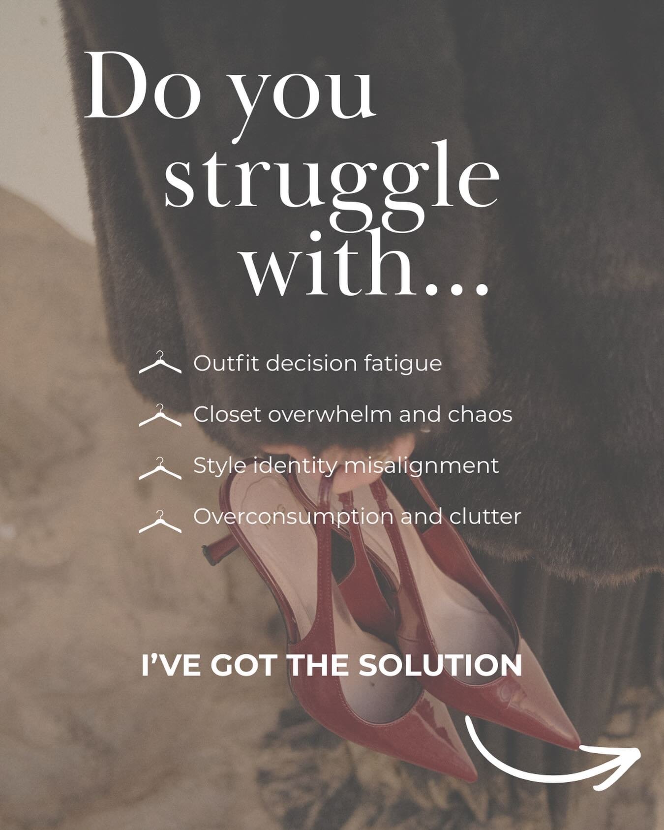 If getting dressed feels harder than it should&hellip;this is your sign. 👏🏼

Outfit decision fatigue.
Closet overwhelmed.
Buying more but liking less.

You don&rsquo;t need more clothes. You need clarity. 💭

I help you edit, refine, and align your